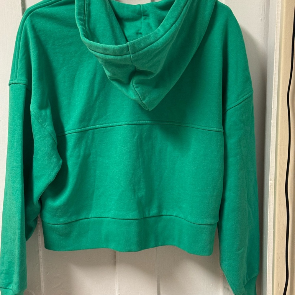 Everlane Green Bomber Jacket with White Details - Picture 2 of 7